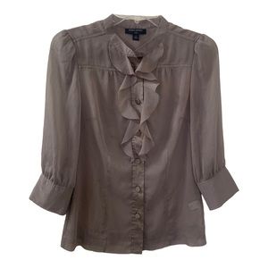 Banana Republic Petite 4P Sheer Blouse